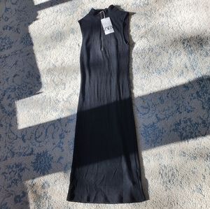 Zara Midi Dress Black, size med